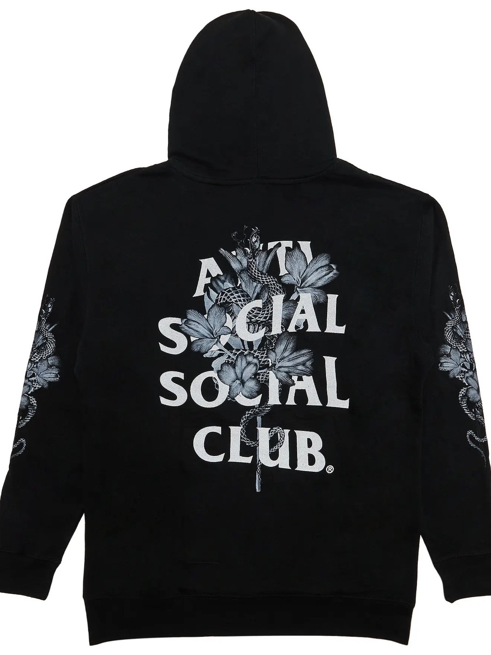 Anti Social Social Club Hokkaido 3M Reflective Hoodie, Black, Size M, NWT!